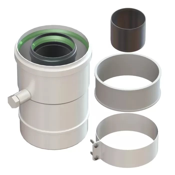 Daylux Адаптор коаксиального дымохода для традиц. котлов