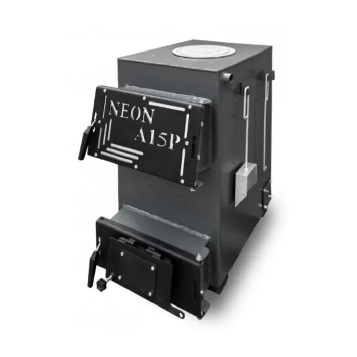 Котел твердотопливный Neon А 15 кВт с плитой