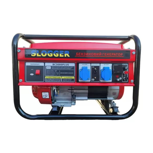 Генератор бензиновый однофазный SLOGGER BC3000PLUS 2,8кВт/3,0кВт