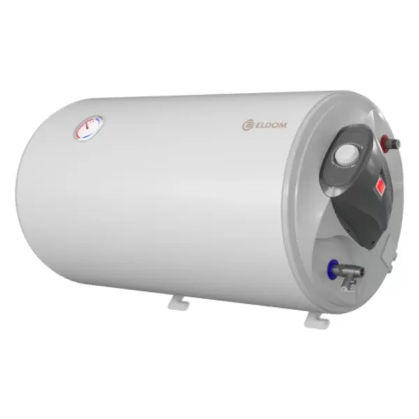 Водонагреватель горизонт. Eldom Favourite 80 л/1 мокр.ТЭН/2 кВт (трубы сбоку)