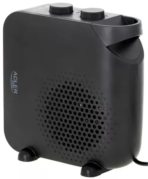 Тепловентилятор 2кВт, 220В, чёрный. ADLER AD 7725b