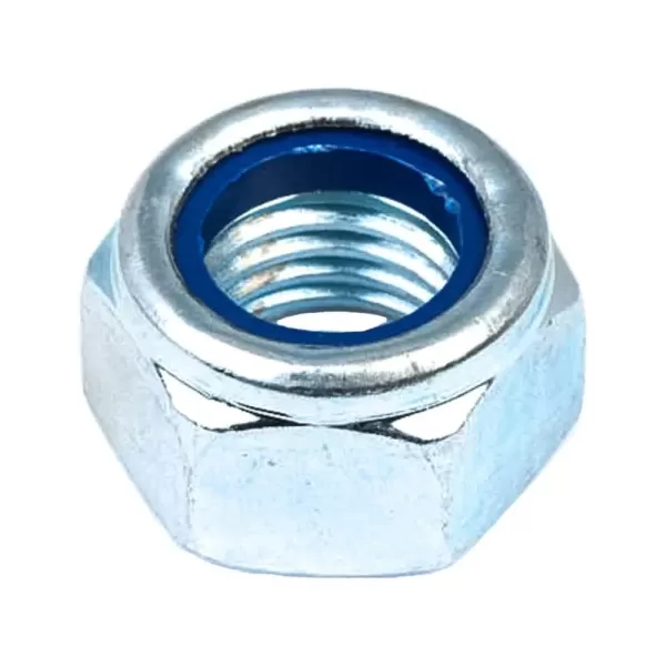 Гайка шестигранная со стопорным кольцом DIN 985 М12