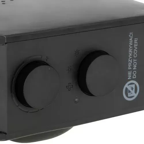 Тепловентилятор 2кВт, 220В, чёрный. ADLER AD 7725b