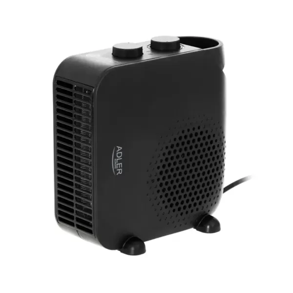 Тепловентилятор 2кВт, 220В, чёрный. ADLER AD 7725b