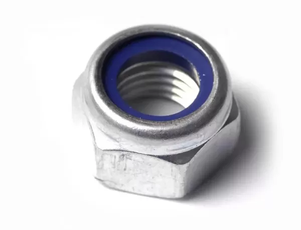 Гайка шестигранная со стопорным кольцом DIN 985 М10