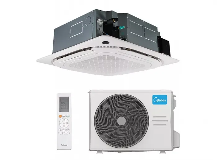 Кассетный кондиционер MIDEA MCD1-24HRFNX / MOX430U-24HFN8 / T-MBQ4-04A1