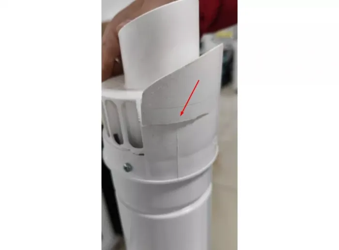 Дымоход для котлов Ariston RTF 01.001 (3318073) Уценка